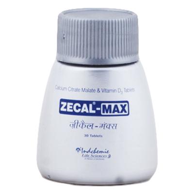 ZECAL MAX 250 Tablet 30's - Supplements-Cal