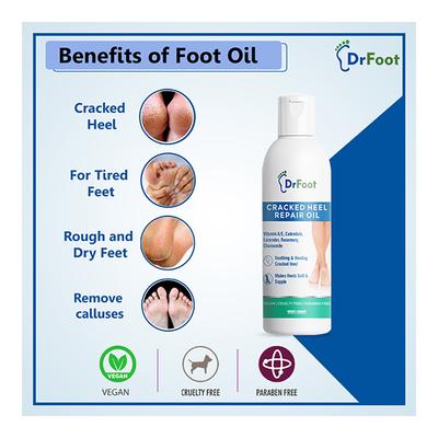 Dr Foot Cracked Heel Repair Oil 100 ml - Foot Creams & Lotions
