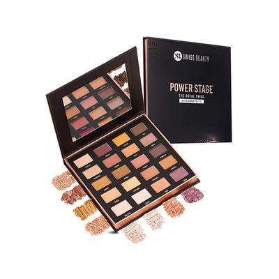 Swiss Beauty Power Stage Eyeshadow Palette Shade- Royal Tribe 25 gm - Eye Shadow Palettes