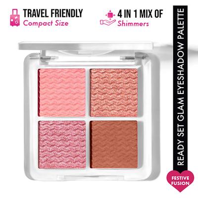 Insight Cosmetics Ready Set Glam Eyeshadow Palette Festive Fusion 11 gm - Eye Shadow Palettes