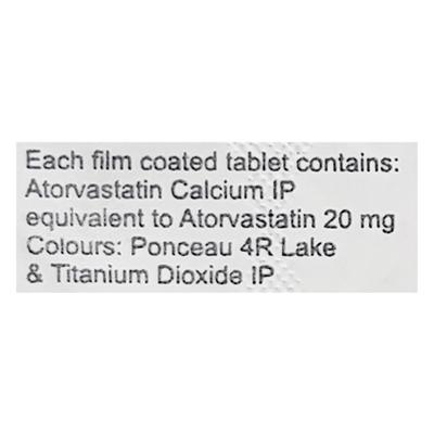 Atormac 20mg Tablet 10'S - High Cholesterol-Dys