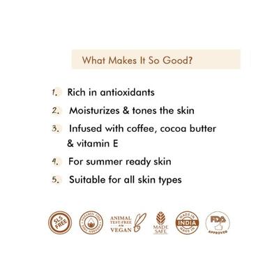 mCaffeine Pre-Post Shower Coffee Body Moisturization Kit 550 gm - Scrubs & Exfoliants