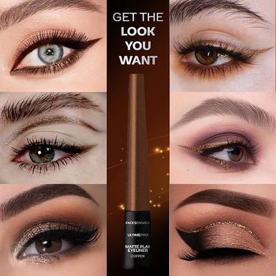 Faces Canada Ultime Pro Matte Play Eyeliner - Copper 2.5 ml - Eyeliners