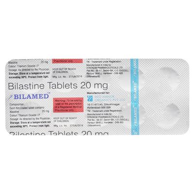 BILAMED 20 Tablet 10's - Allergies-Ant