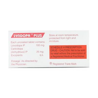 SYNDOPA PLUS Tablet 15's - Parkinsonism-Apd