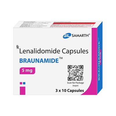 BRAUNAMIDE 5mg Capsule 10's - Cancer Oncology-Cyt