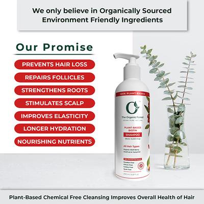 Organic Forest 10,000 Mcg Hair Growth Biotin Shampoo 200 ml - Shampoos