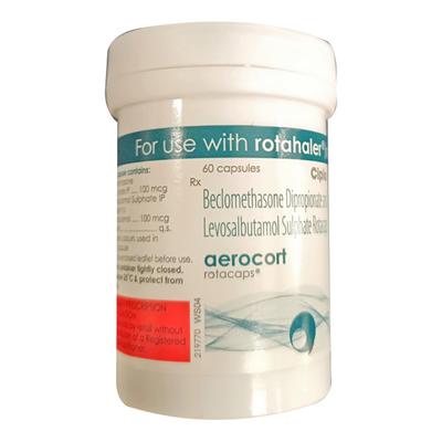 AEROCORT Rotacap 60's - Asthma/COPD-Ast