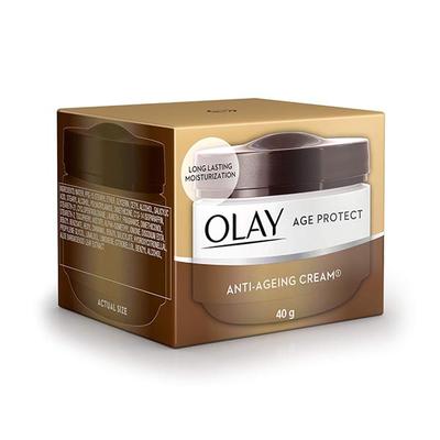 Olay Age Protect Anti-Ageing Cream Lightens Dark Spots and Reduces Wrinkles 40 gm - Face Serum