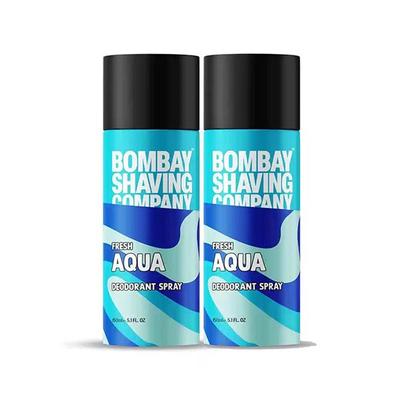 Bombay Shaving Company Aqua 150ml x 2 Deodorant Spray For Men 2's - Men Perfumes (Edt/Edp)