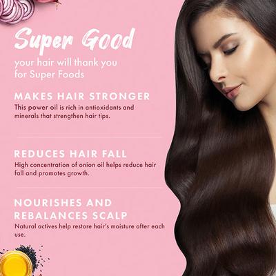 MyGlamm Superfoods Onion & Moringa-Hair Oil 100 ml - Hair Oils