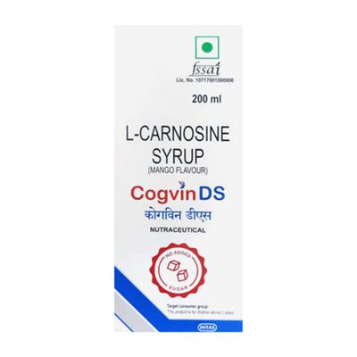 COGVIN DS NO ADDED SUGAR MANGO FLAVOUR Syrup 200ml - Supplements-Sup