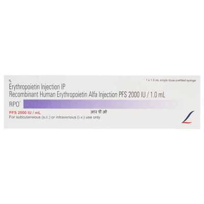 RPO 2000IU Injection(Pfs) 1ml - Haematopoiesis-Hae
