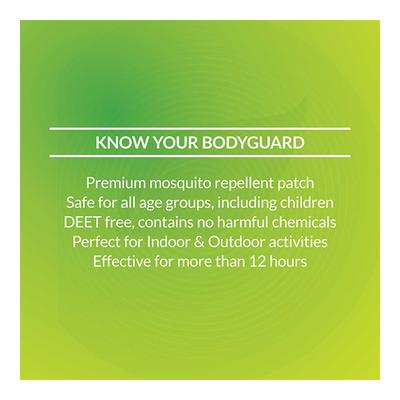 Bodyguard Natural Anti-Mosquito Patch (Pack of 2 x 24's) - Mosquito Repellent