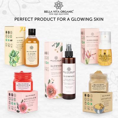 Bella Vita Organic Glowner Rose Water Face Toner & Mist 200 ml - Face Mists