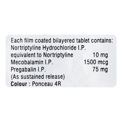 Nortipan M Tablet 10'S - Neuropathic Pain-Dru