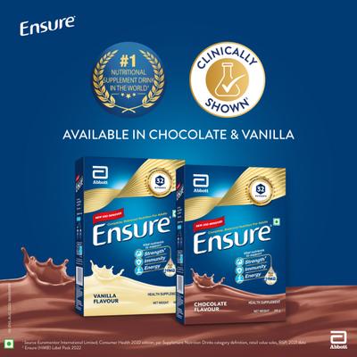 Ensure Powder - Vanilla Flavour 200 gm (Refill Pack) - Daily Health Drinks