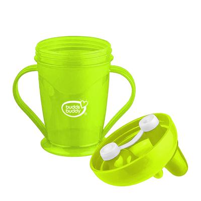 Buddsbuddy Handy Sippy Cup - Green Blue 175 ml - Feeding & Nursing
