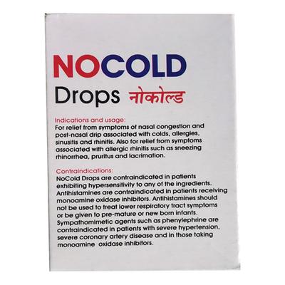 Nocold Drops 15ml - Cough And Cold-Cou