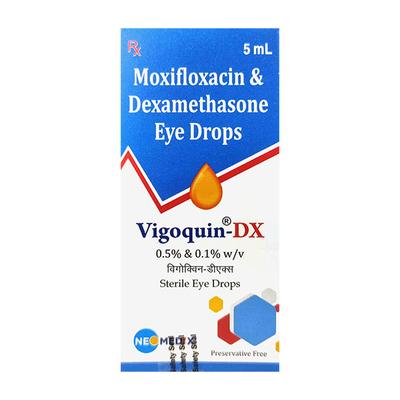 VIGOQUIN DX Eye Drops 5ml - Eye Infections-Eaa