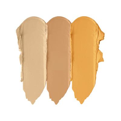Star's Cosmetics 3 Colors Light, Medium, Yellow Corrector Face Makeup Concealer Palette for Under Eye Dark Circles, Acne & Blemishes (Cream) 15gm - Face Palettes