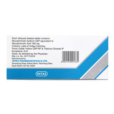 Mycofit S 180mg Tablet 10'S - Auto Immune Disease-Imm