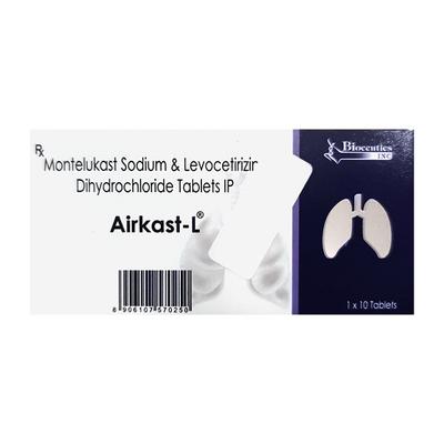 Airkast L Tablet 10'S - Allergies-Ant