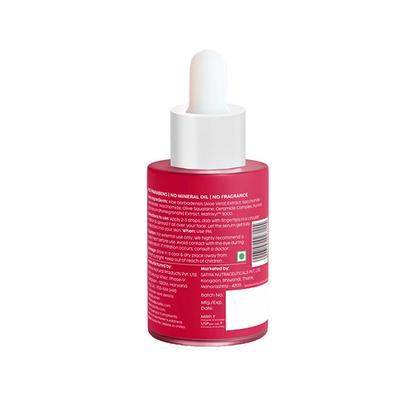 PLIX Pomegranate Overnight Repair Dewy Serum for Ageless Younger Skin, Reduce Fine & Wrinkles, Collagen Boosting, Hydrating Serum for Women & Men, Anti-ageing 30 ml - Face Gels