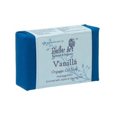 Rustic Art Organic Handmade Vanilla Soap 100 gm - Soaps