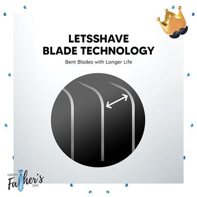 Letsshave Pro 6 Plus Lite Premium Gift Set 6 Blade Razor with Cartridges, Travel Cap, Shave Foam, After Shave Balm and Travel Bag Complete Shaving Kit for Men 1's - Razors & Cartridges