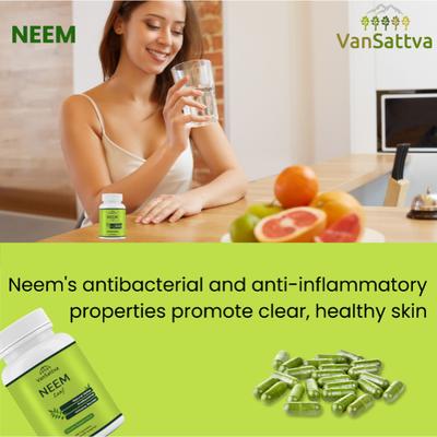 Vansattva Neem Capsule 60's - Speciality Medicines