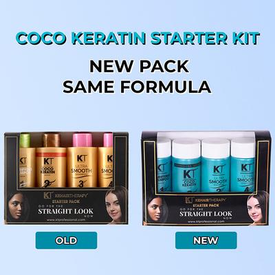 Kehairtherapy Professional Coco Keratin Starter Kit 480 ml - Straight Hair