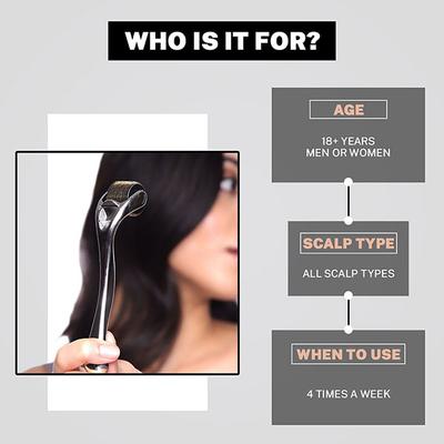 House of Beauty Derma Roller 1.00Mm For Home Use, Reduces Hairfall, Balding & Stretchmarks 1's - Derma Rollers