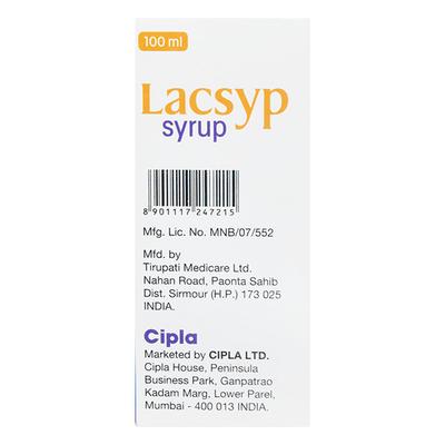 Lacsyp Syrup 100ml - Constipation-Lax