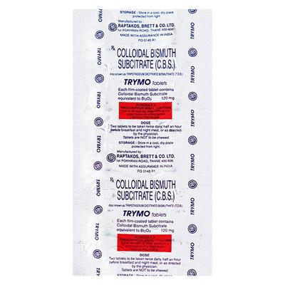TRYMO Tablet 8's - Ulcer/Reflux/Flatulence-Aaa