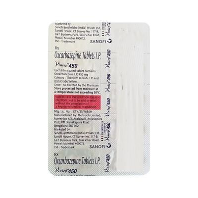 Vinlep 450mg Tablet 10'S - Epilepsy/Convulsion-Ant