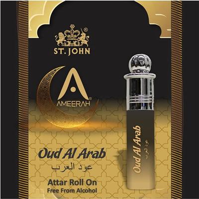 St. John Ameerah Oud Al Arab Roll On - Pack of 2 x 8 ml - Men Deodorants/Roll-Ons
