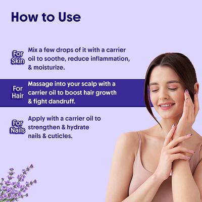 Aravi Organic Lavender Essential Oil 100% Pure Oil 15 ml - Essential Oils