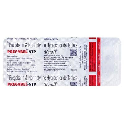 PREGABEL NTP Tablet 10's - Neuropathic Pain-Dru