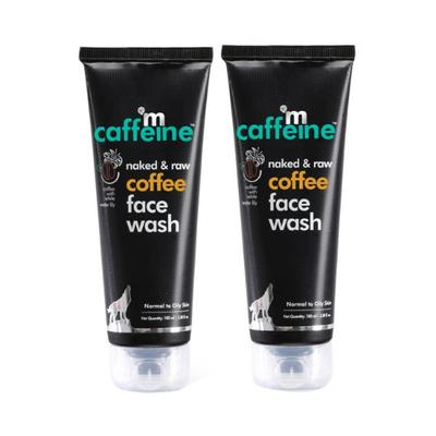 mCaffeine Coffee Face Wash for Fresh Glow Hydrating Face Cleanser for Oil & Dirt Removal 2's - Scrubs & Exfoliants