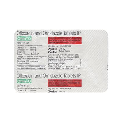 Oflin O Tablet 10'S - Bacterial Infections-Qui