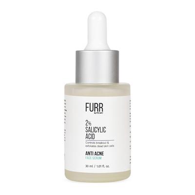 FURR By Pee Safe 2% Salicylic Face Serum For Acne Marks & Blemishes Controls Breakouts & Exfoliates Dead Skin Cells 30 ml - Face Gels