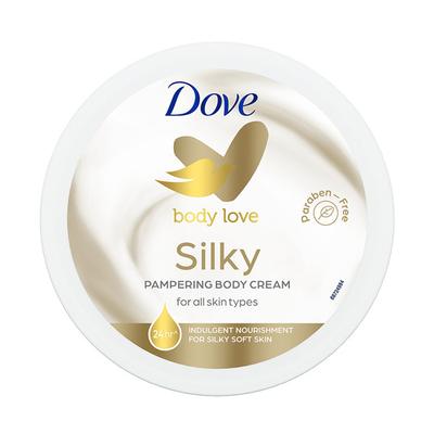 Dove Body Love Silky Pampering Body Cream Silky Soft Skin Paraben Free 300 gm - Face Moisturizers