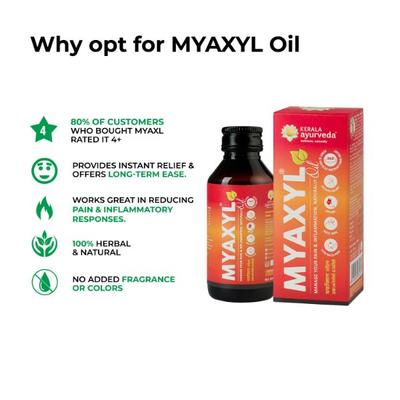 Kerala Ayurveda Myaxyl Ayurvedic Pain Relief Oil 60 ml - Pain Relief (Ayush)