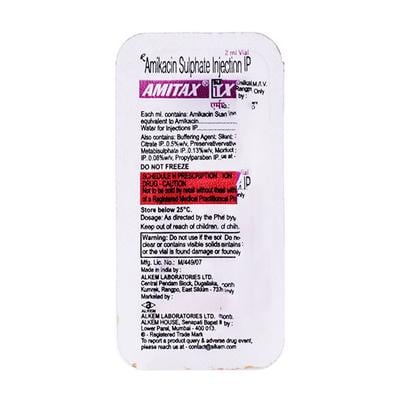 Amitax 100mg Injection 2ml - Bacterial Infections-OAB