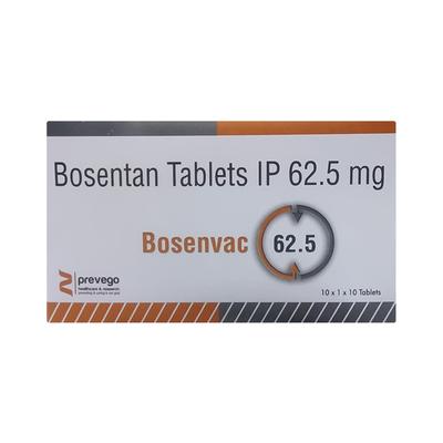 BOSENVAC 62.5 Tablet 10's - Hypertension-Oah