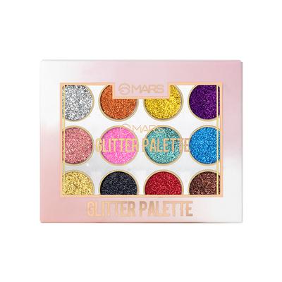 Mars Glitter Eyeshadow Palette - 01 12 gm - Eye Shadow Palettes