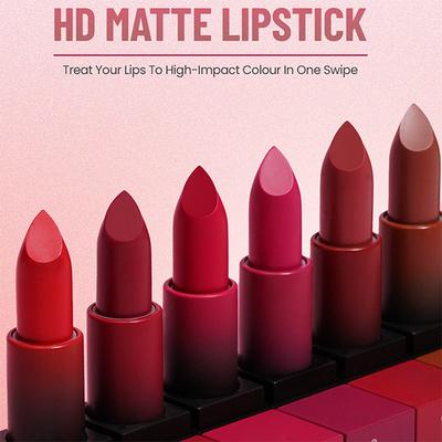 Swiss Beauty Hd Matte Pigmented Smudge Proof Lipstick Shade- Bare Blush 3.5 gm - Lipsticks