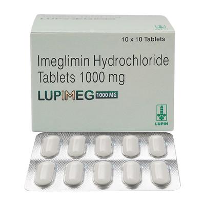 LUPIMEG 1000mg Tablet 10's - Diabetes-Ant