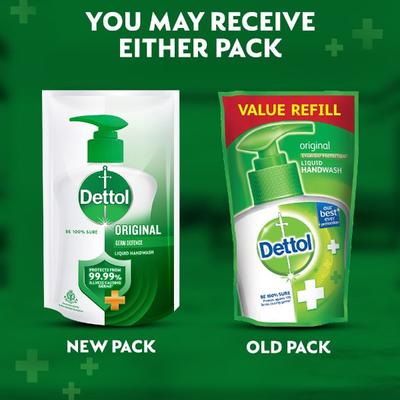 Dettol Liquid Handwash Refill - Original 175 ml - Hand Wash & Soaps
